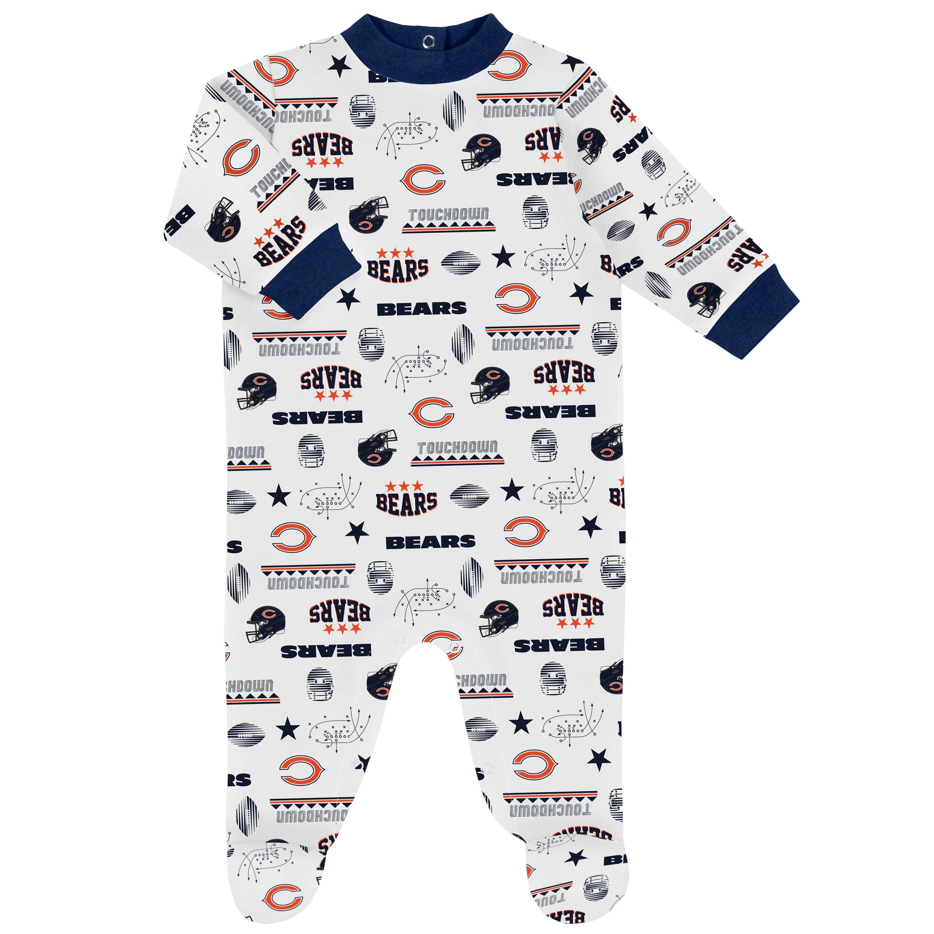 3-Piece Baby Boys Chicago Bears Bodysuit, Sleep 'N Play, and Cap Set