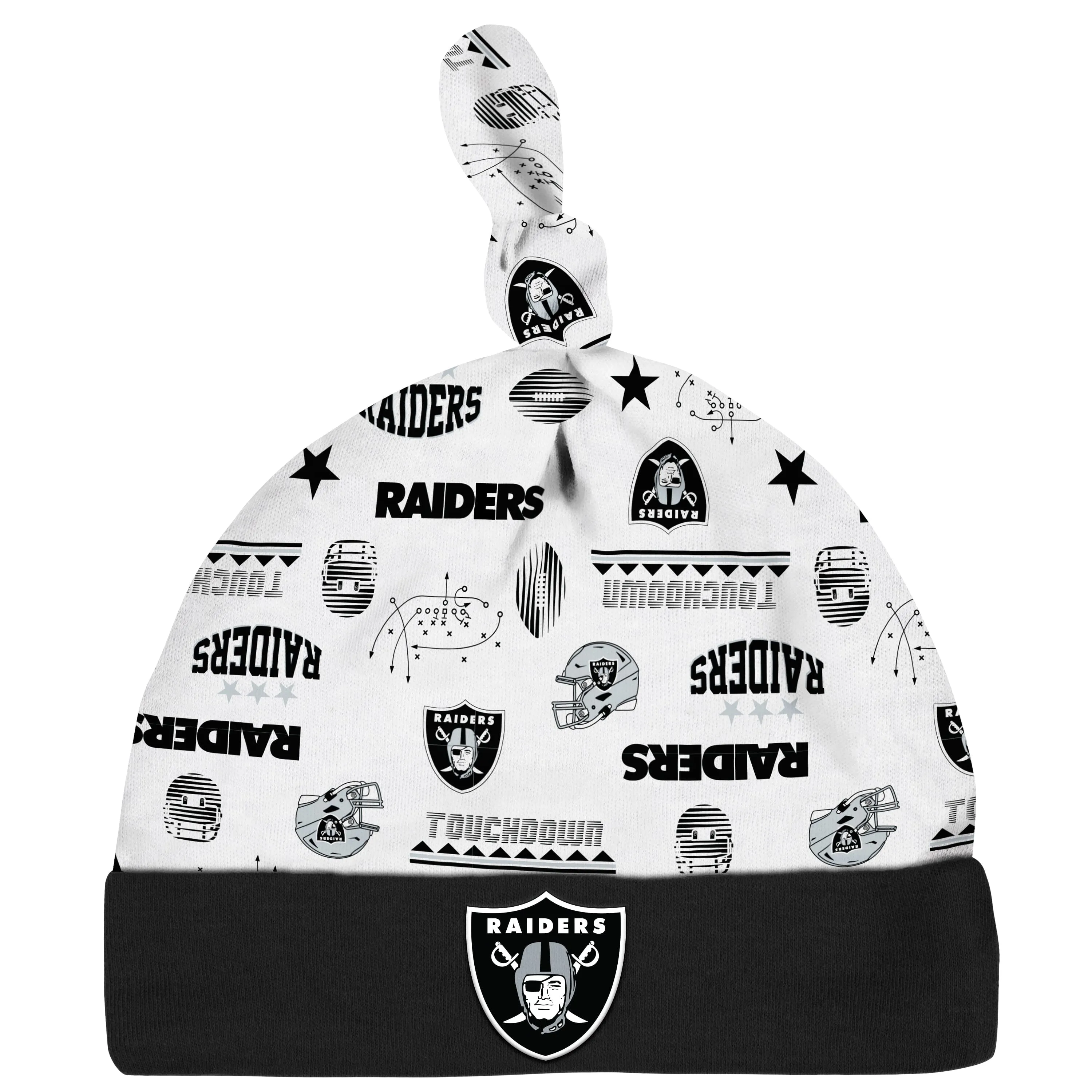 3-Piece Baby Boys Las Vegas Raiders Bodysuit, Sleep 'N Play, and Cap Set