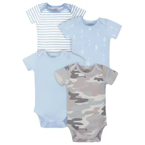 4-Pack Baby Boys Arrows Short Sleeve Onesies® Bodysuits