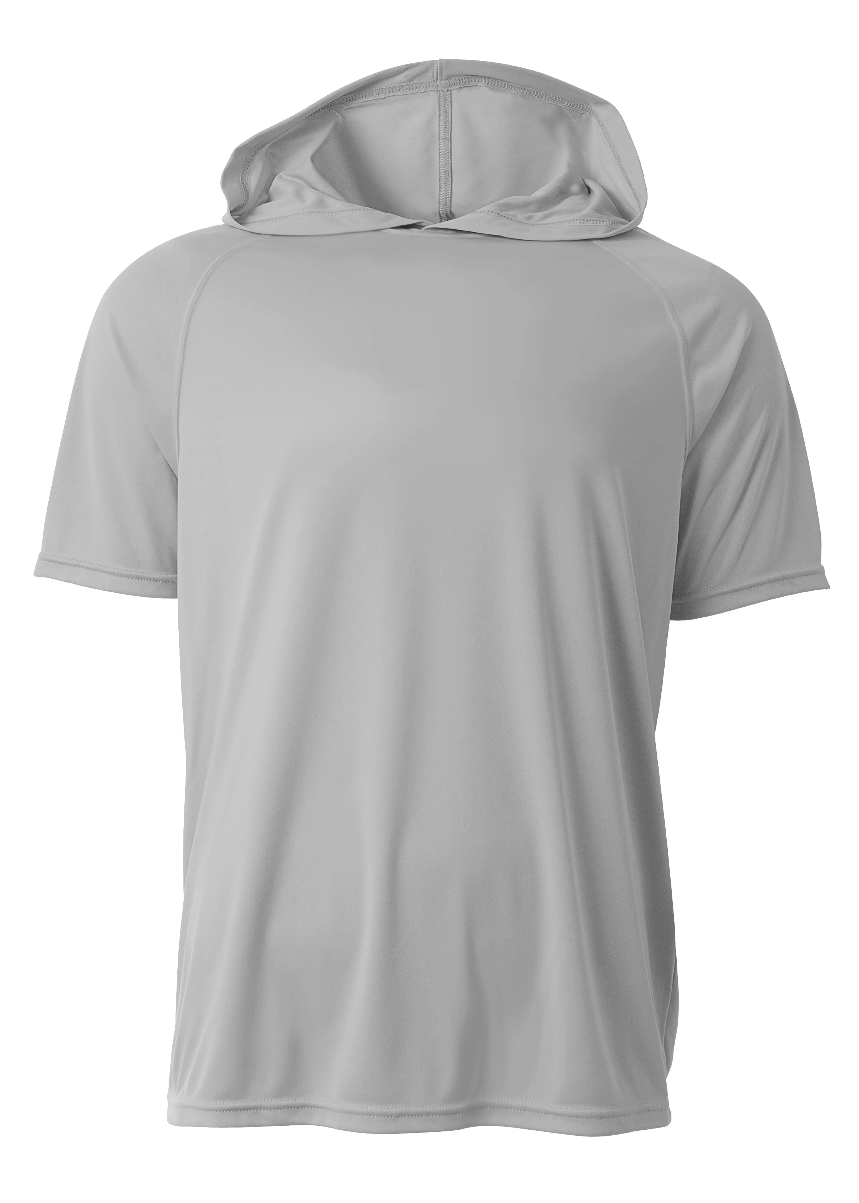 A4 Mens Short Sleeve Hooded Tee