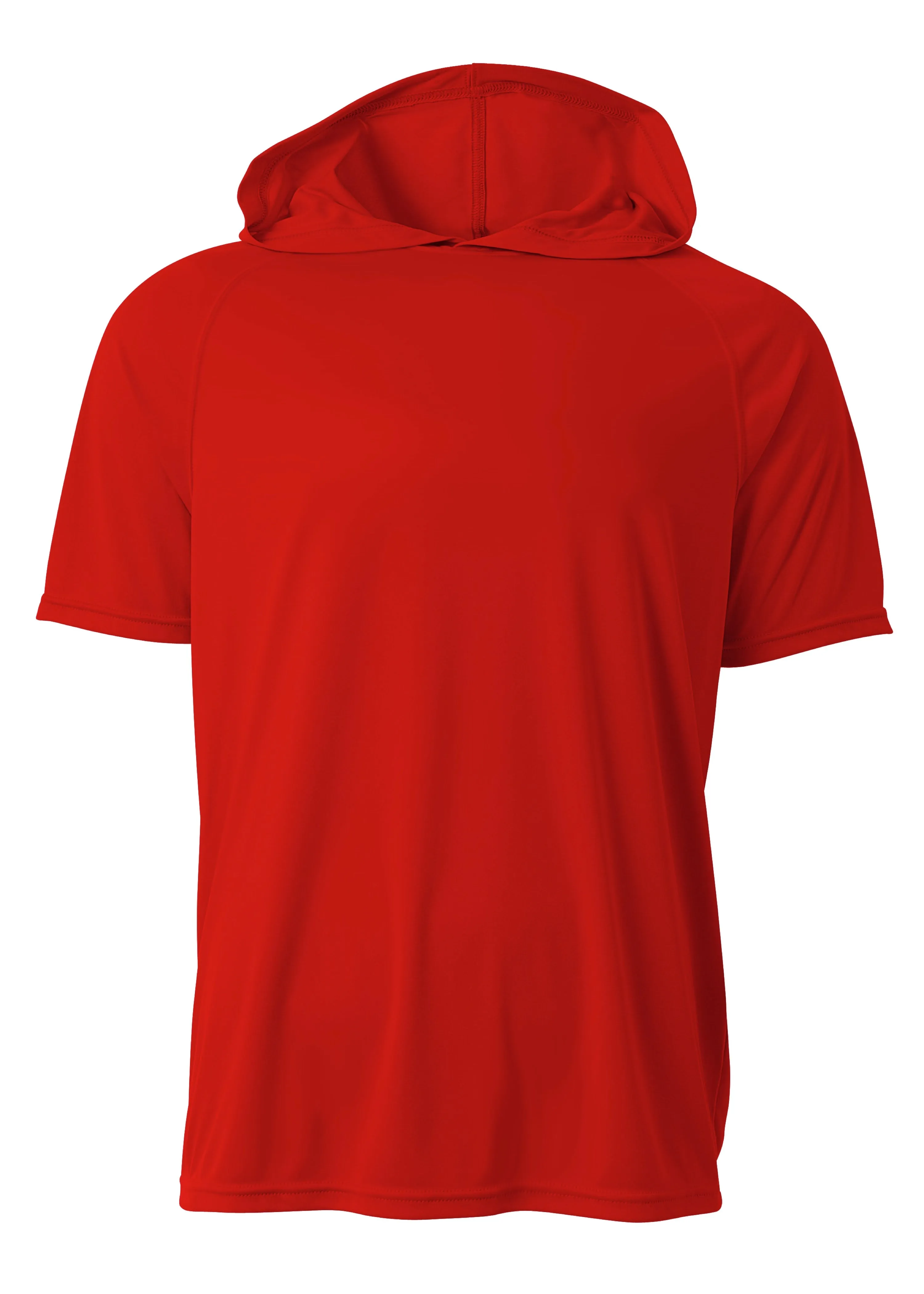 A4 Mens Short Sleeve Hooded Tee