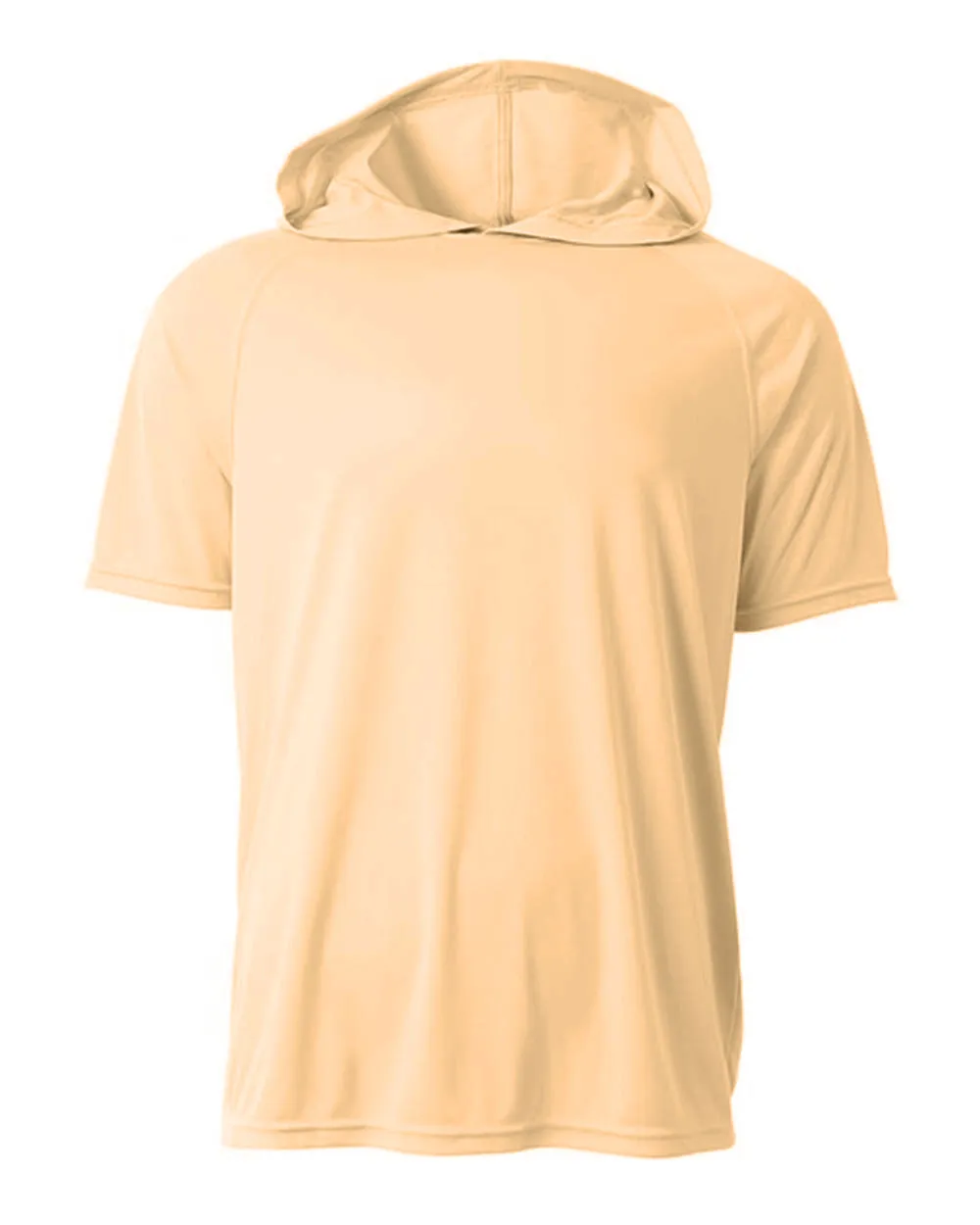 A4 Mens Short Sleeve Hooded Tee