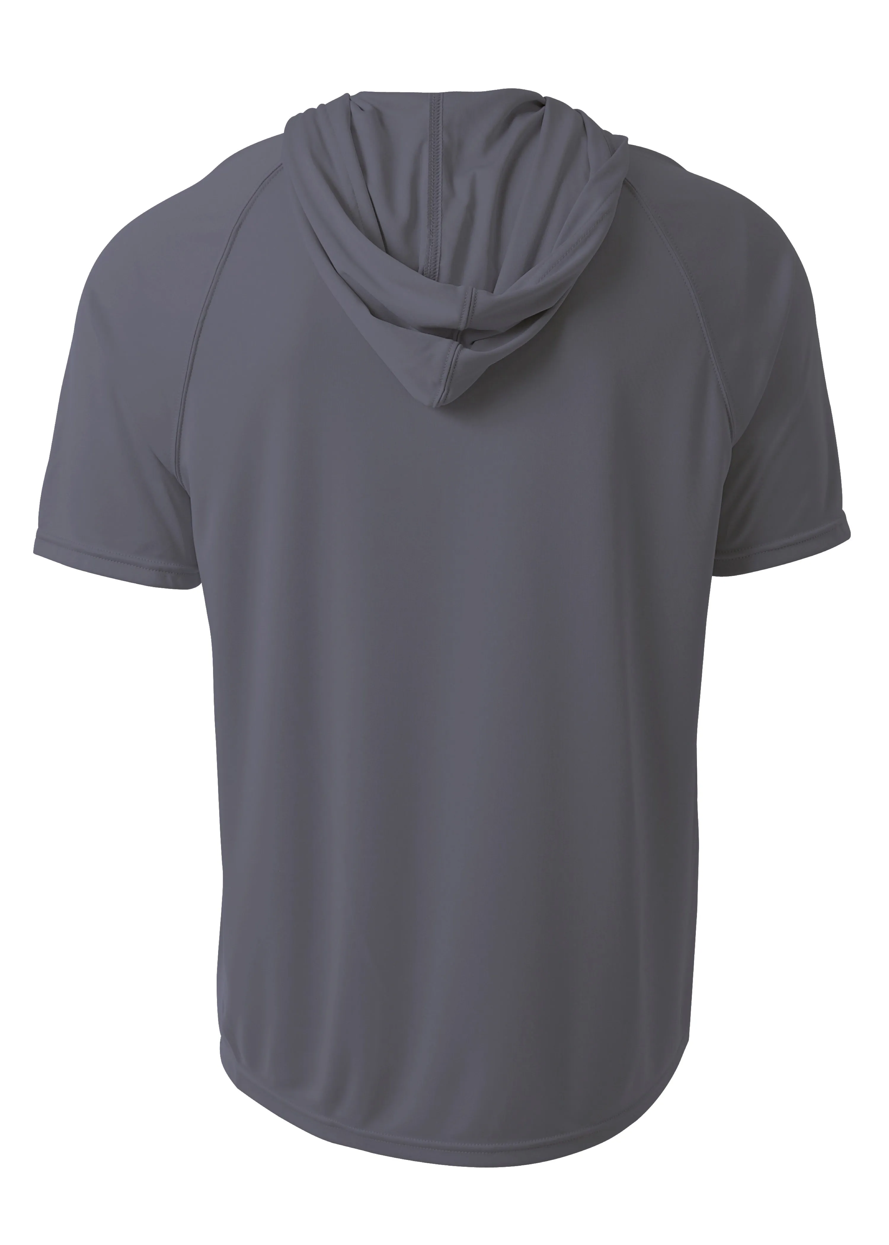 A4 Mens Short Sleeve Hooded Tee