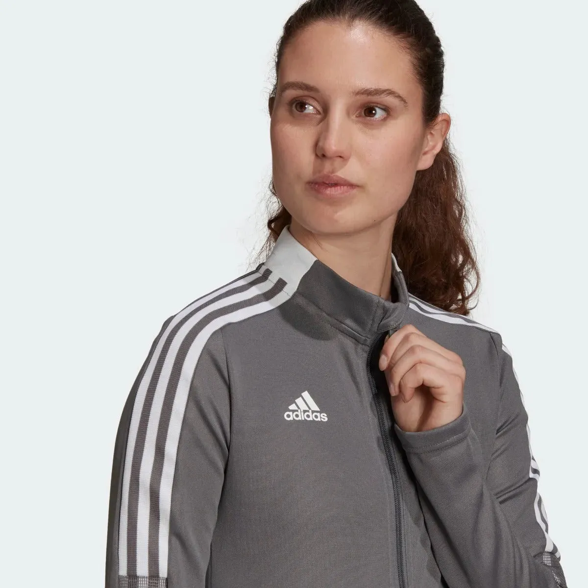 Adidas Women Tiro 21 Track Jacket - Team Grey