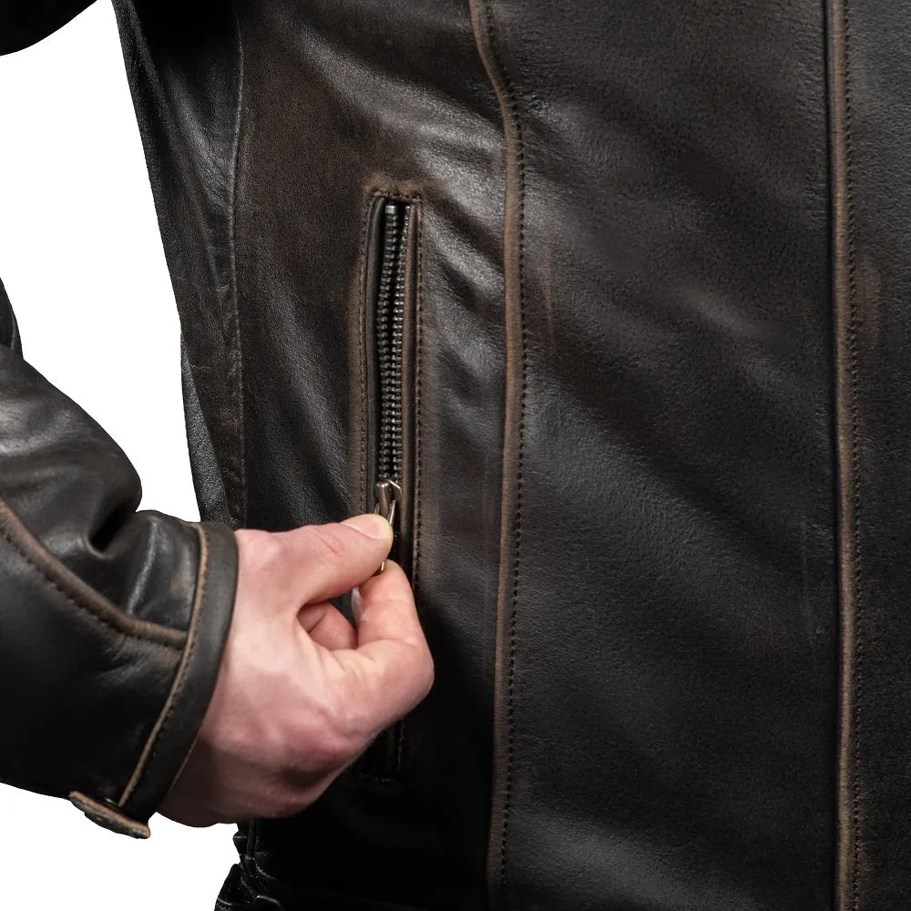 ADVENTURE RETRO MOTORCYCLE LEATHER JACKET