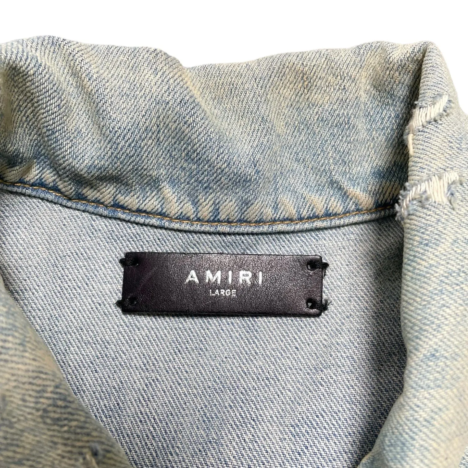 Amiri MX2 Tonal Denim Trucker Jacket