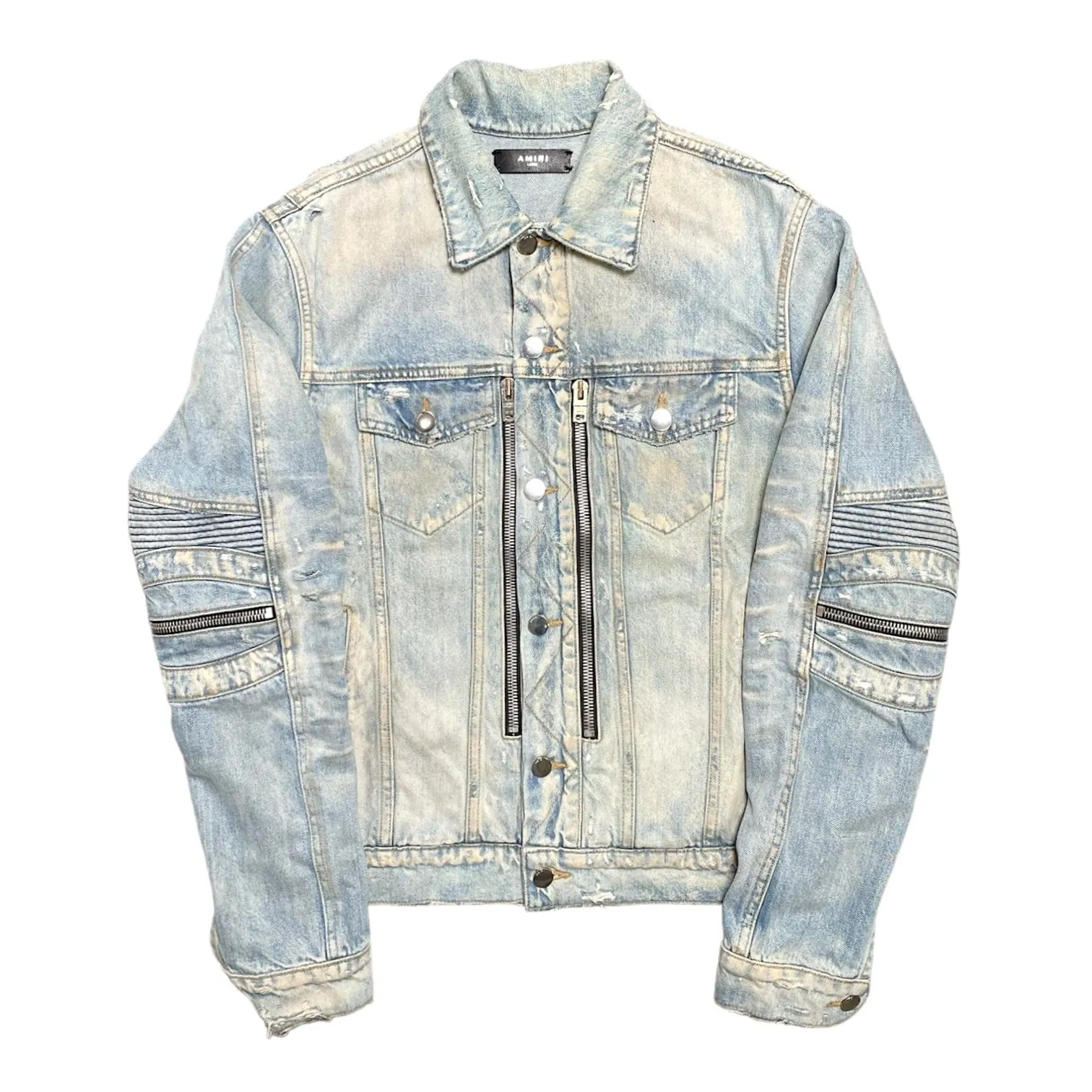 Amiri MX2 Tonal Denim Trucker Jacket