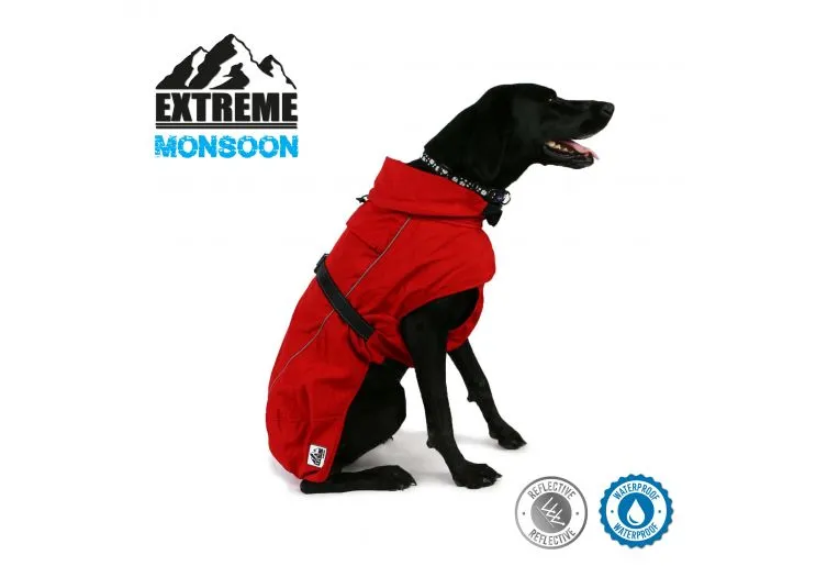 Ancol - Extreme Monsoon Dog Coat - Black - large - 50cm