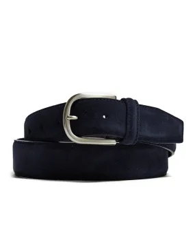 Anderson's Suede Belt in Navy