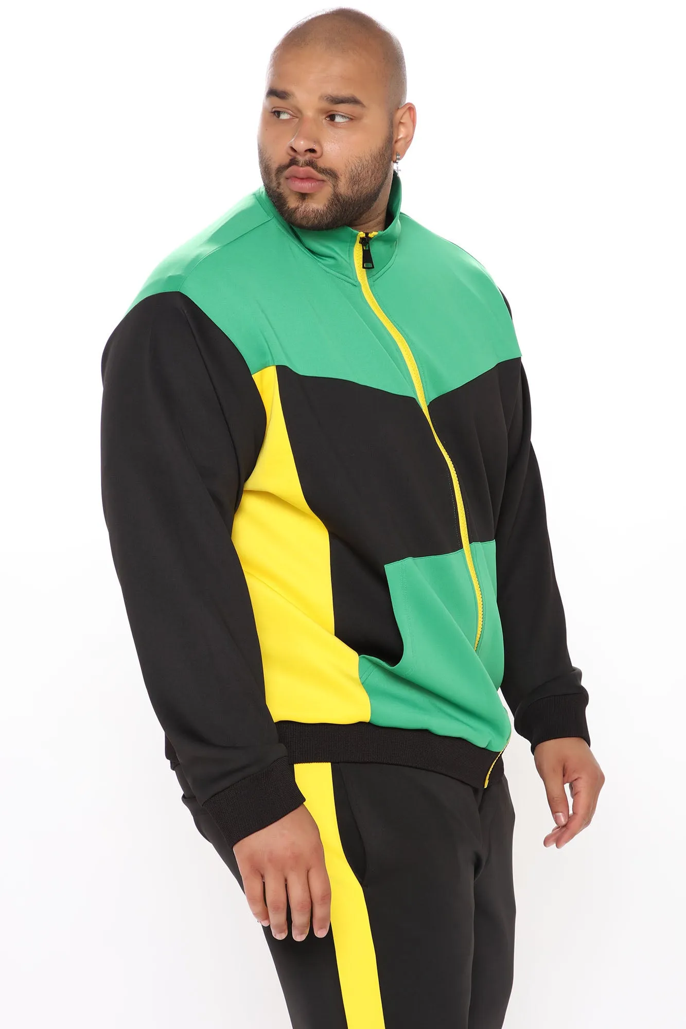 Arlo Track Jacket - Green/combo