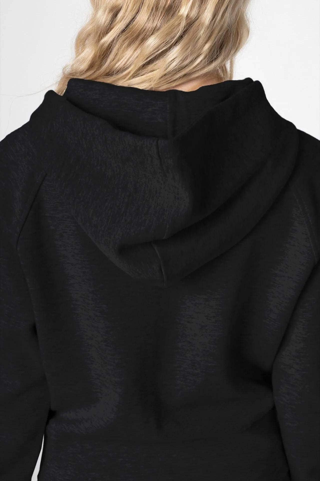 Bamboo Bonded Jersey Cropped Zip-Up Hoodie