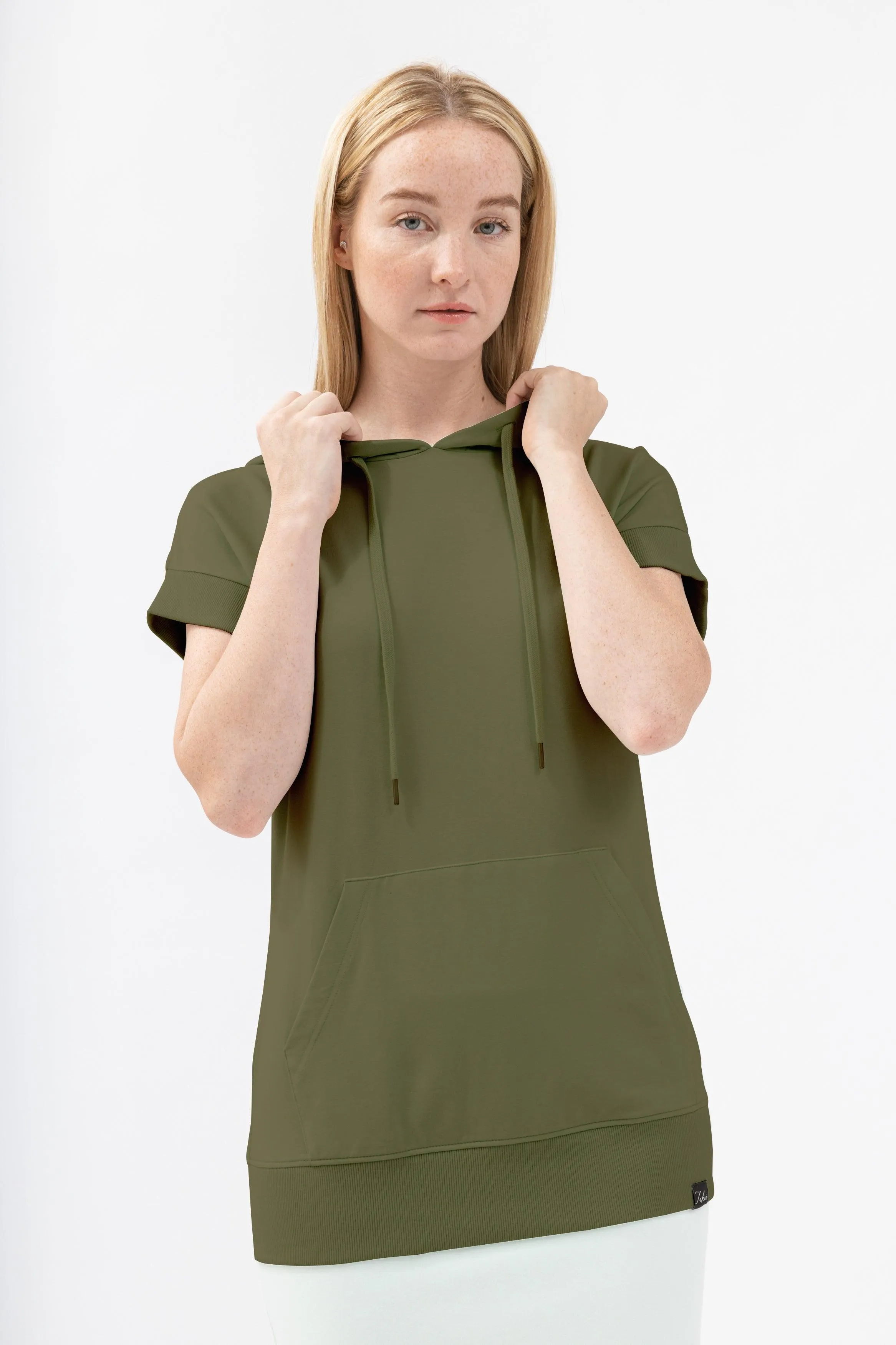 Bamboo Short Sleeve Hoodie