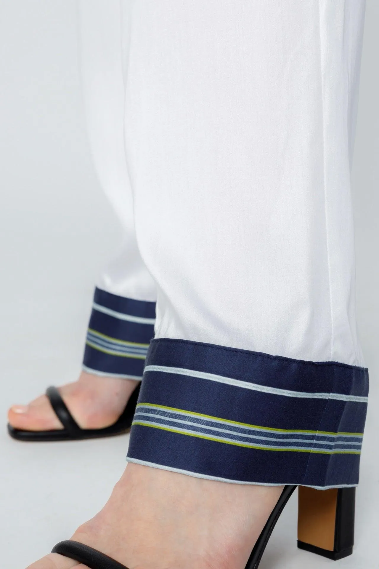 Bamboo Stripe Inset Pajama Pants