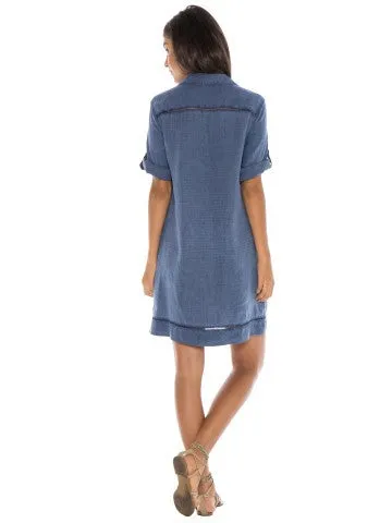 Bella Dahl - Pullover Shirt Dress Washed Indigo