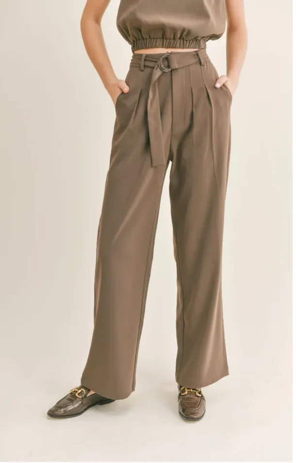 Belted Trousers