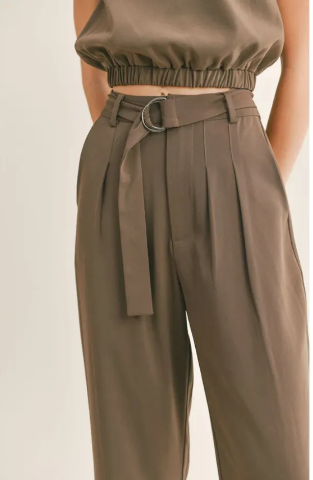 Belted Trousers