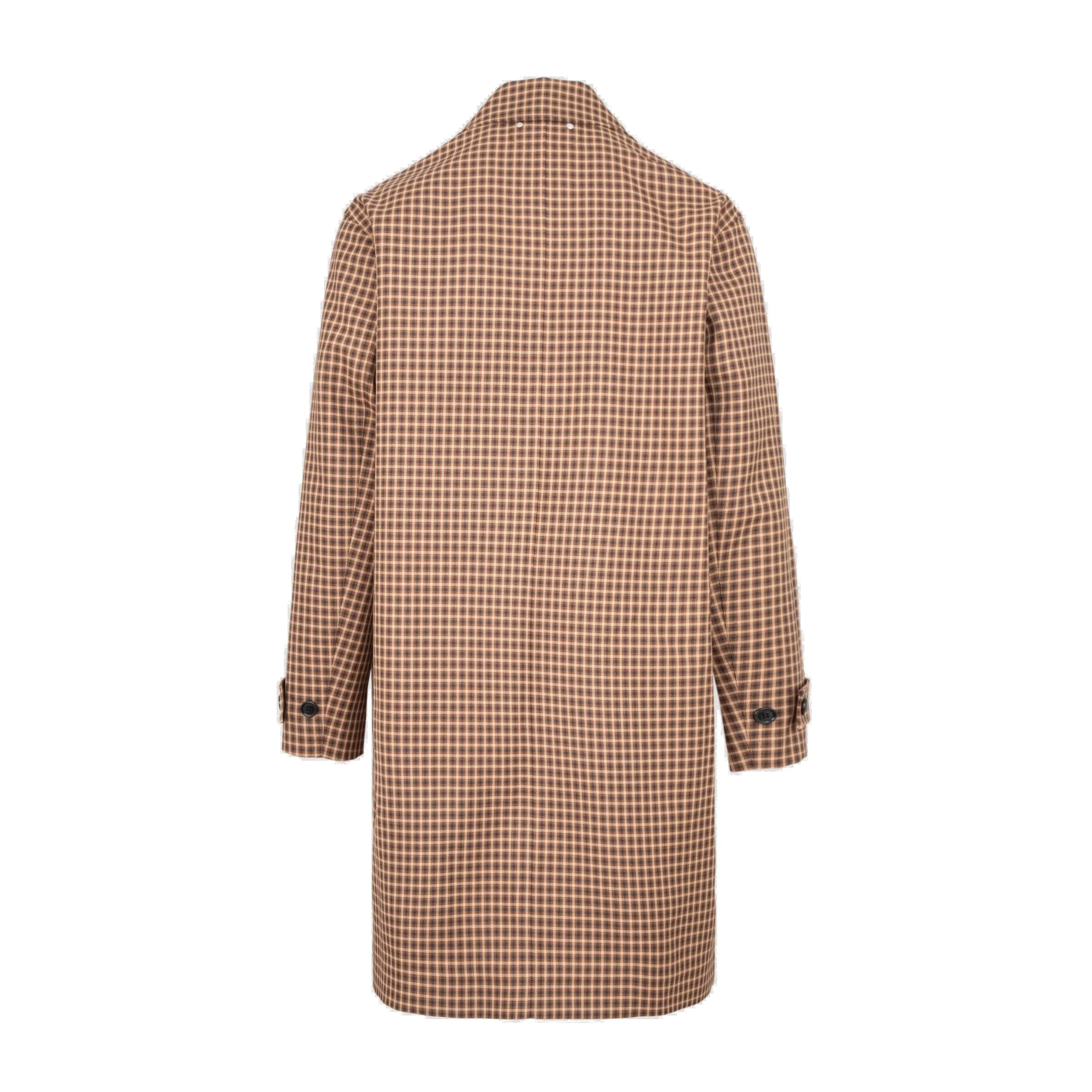 Berluti Check Printed Coat