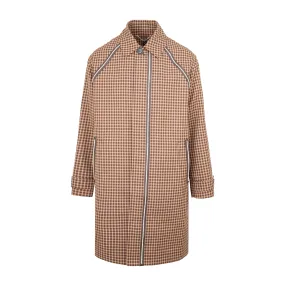 Berluti Check Printed Coat