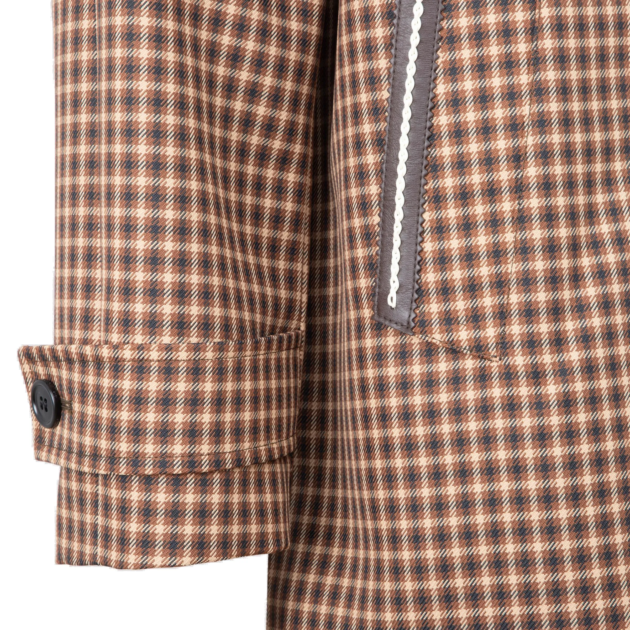 Berluti Check Printed Coat