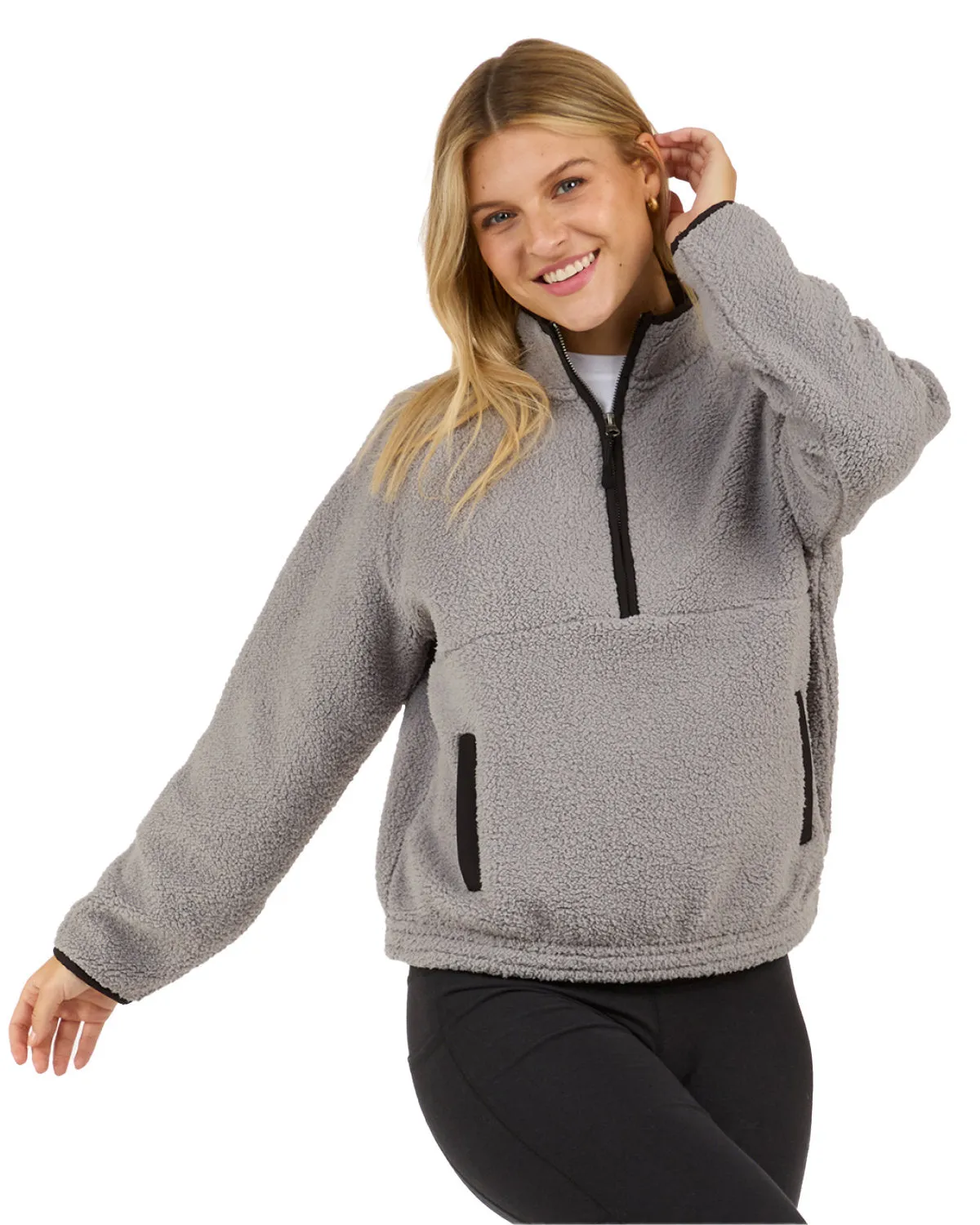 Boxercraft Ladies' Everest Pile Fleece Half-Zip Pullover BW8501