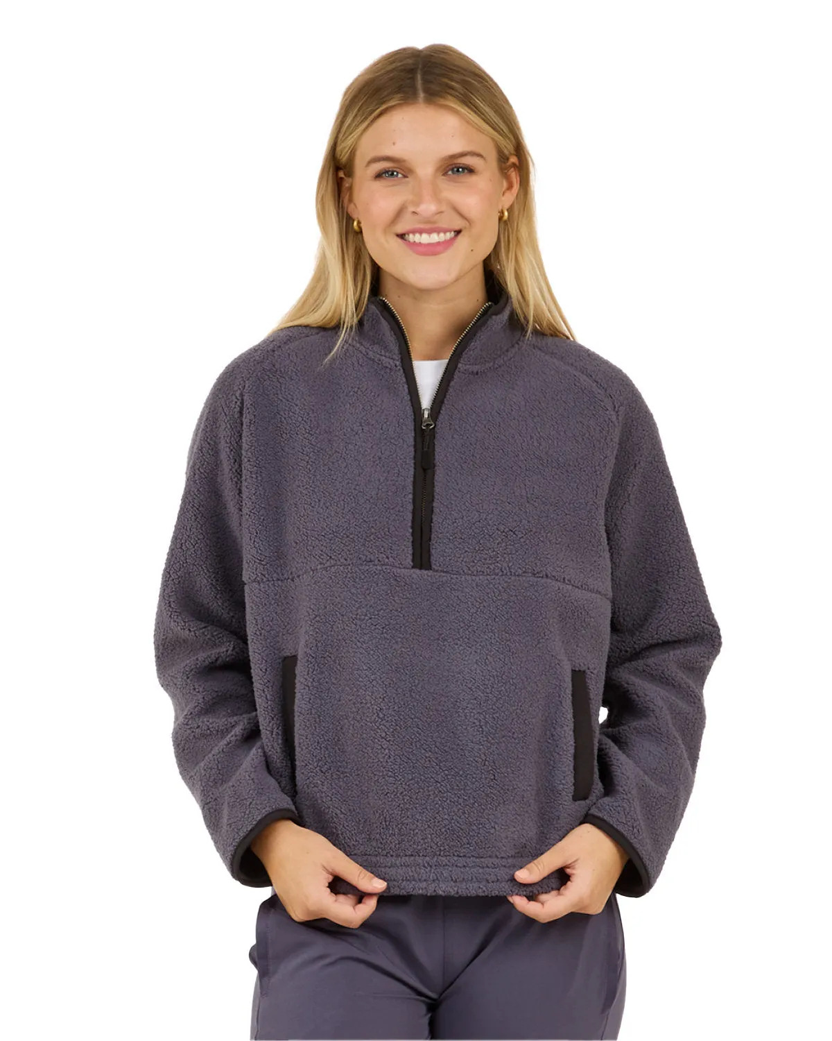 Boxercraft Ladies' Everest Pile Fleece Half-Zip Pullover BW8501