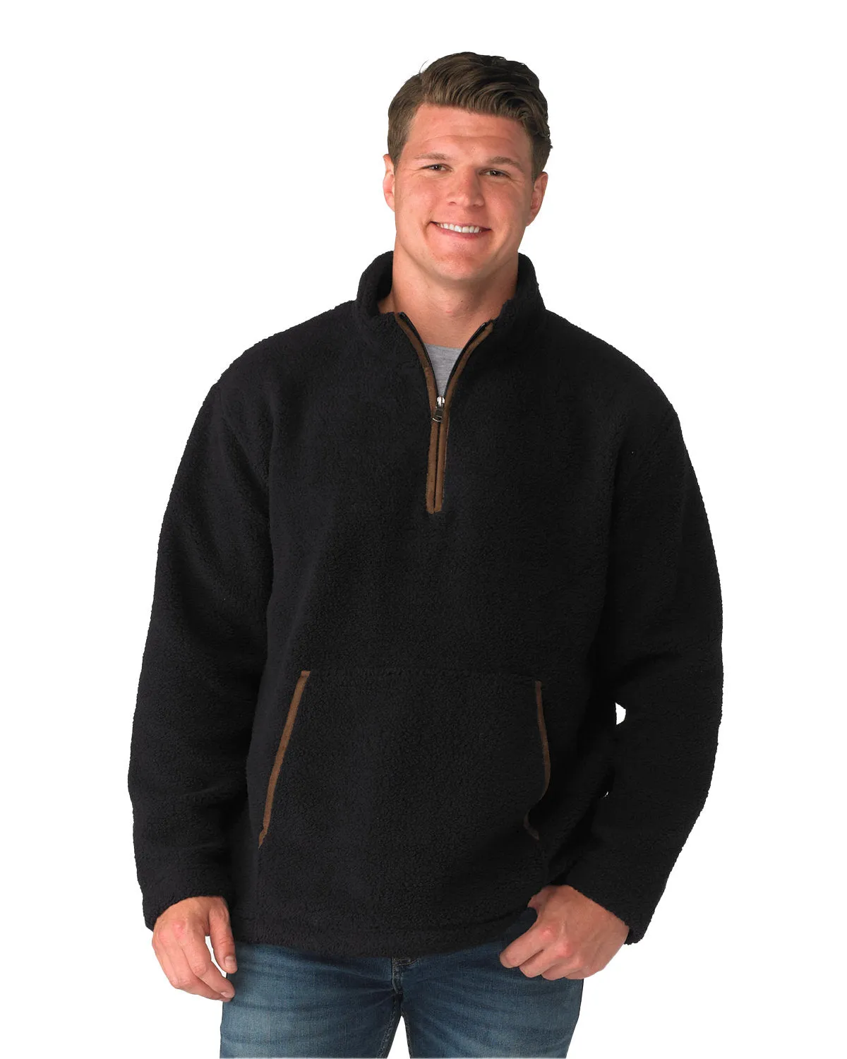 Boxercraft Men's Everest Pile Fleece Half-Zip Pullover BM8510