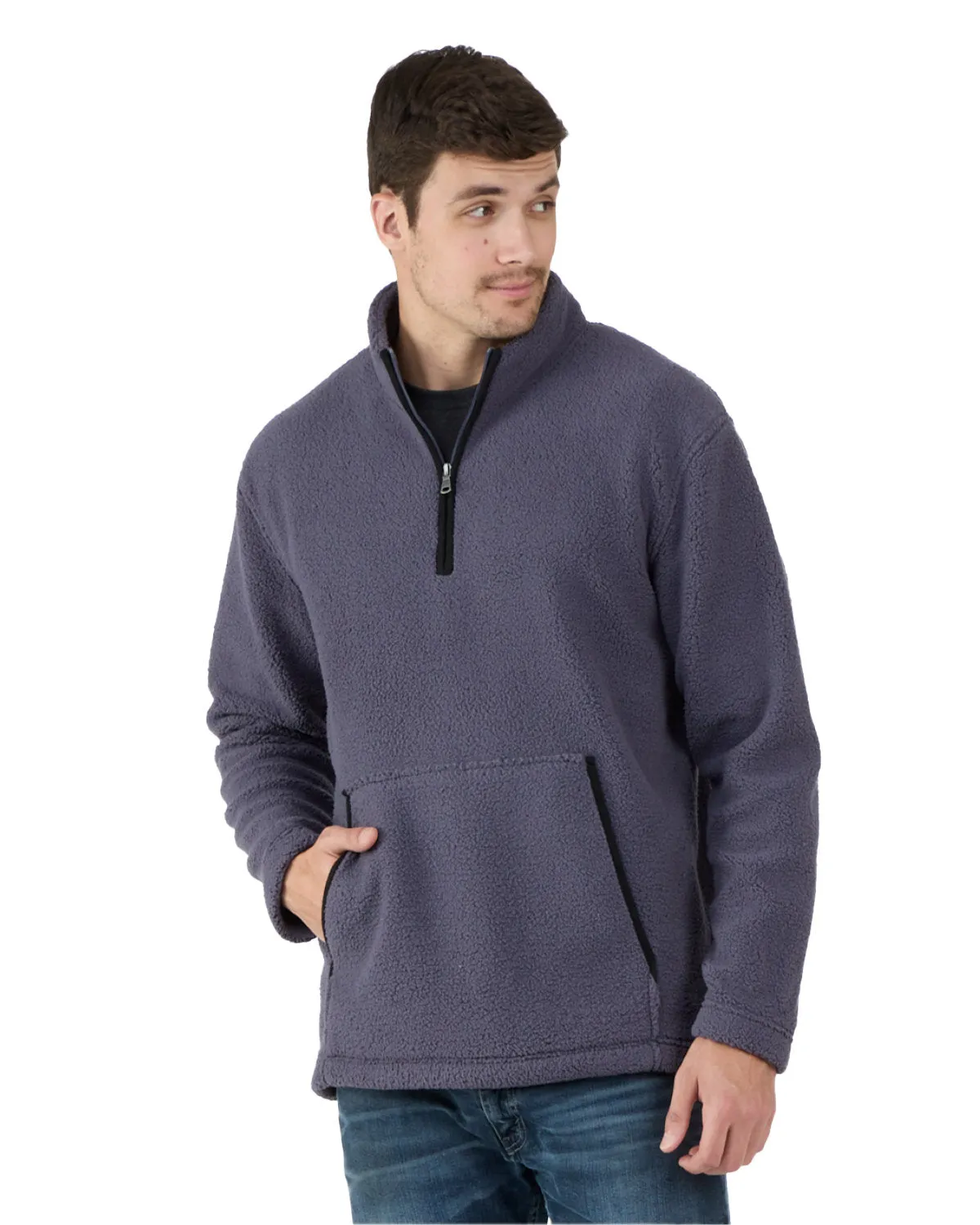 Boxercraft Men's Everest Pile Fleece Half-Zip Pullover BM8510