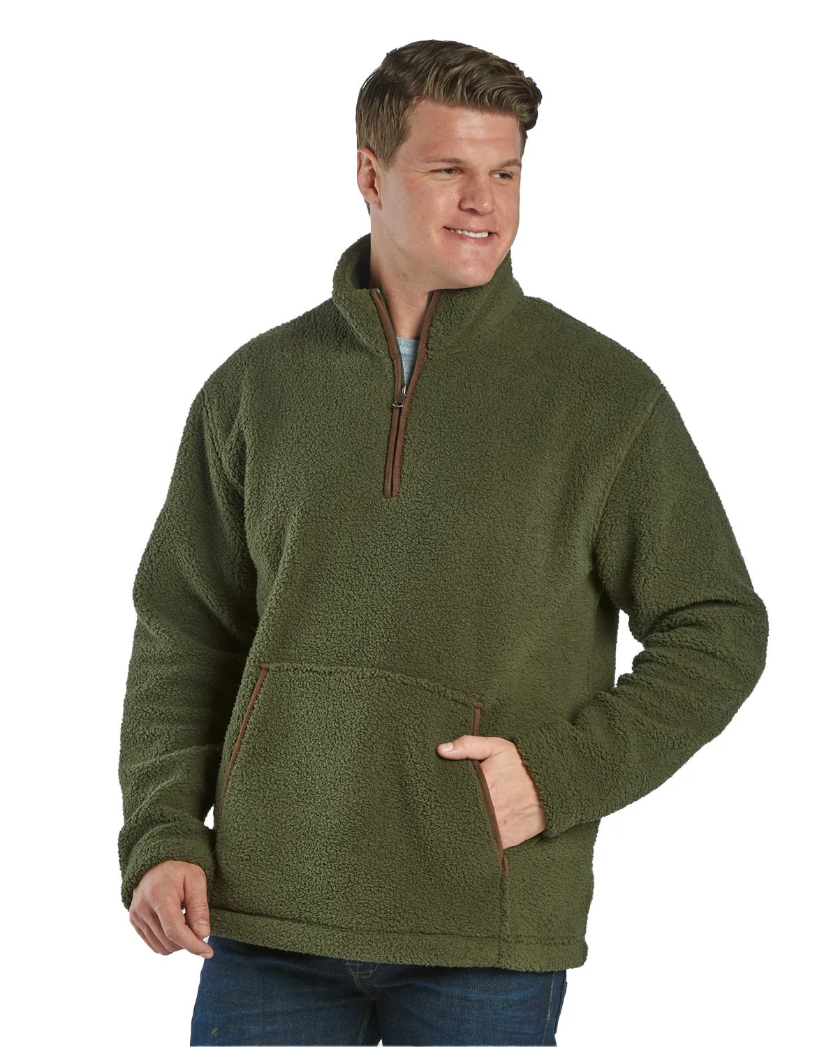 Boxercraft Men's Everest Pile Fleece Half-Zip Pullover BM8510