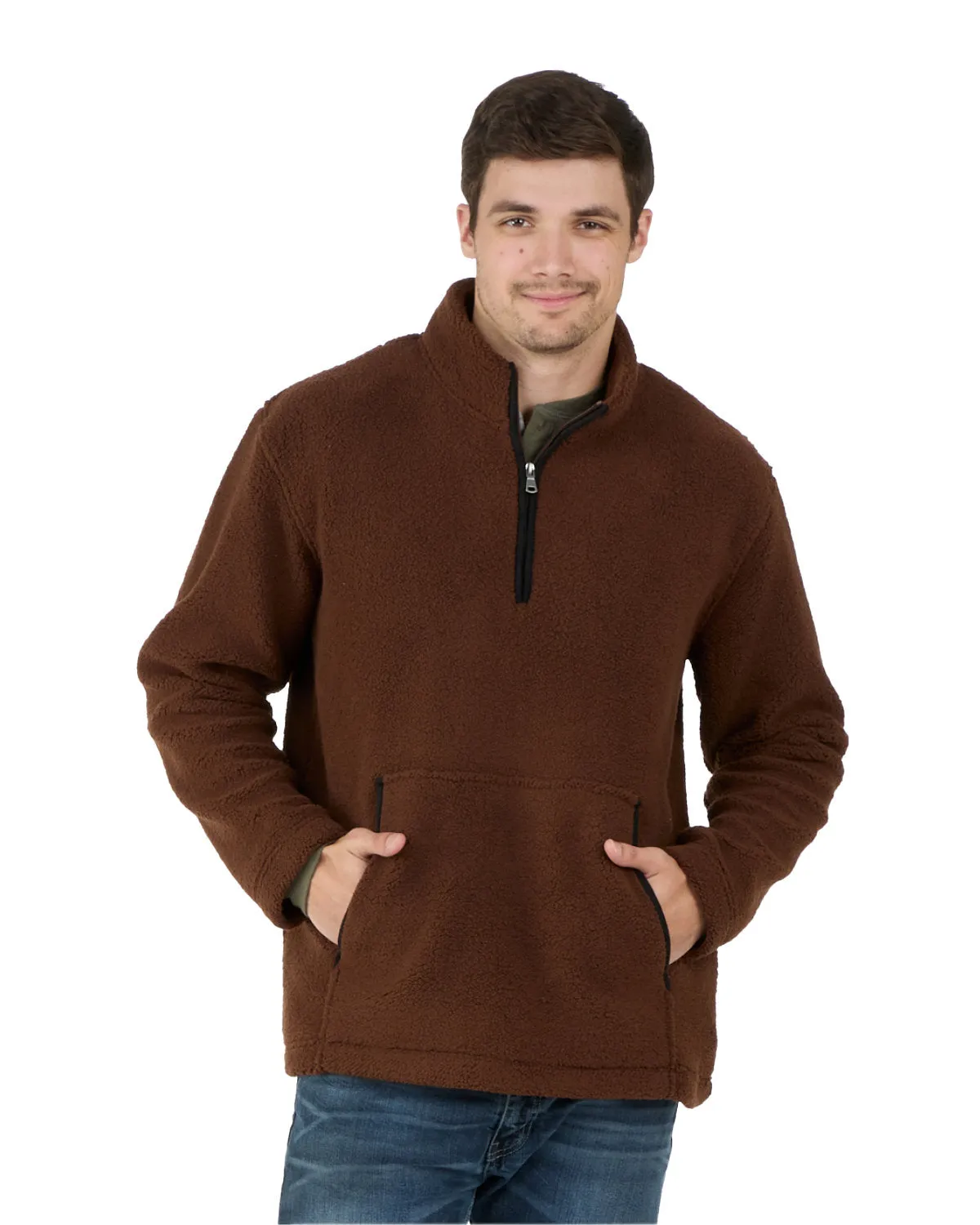 Boxercraft Men's Everest Pile Fleece Half-Zip Pullover BM8510