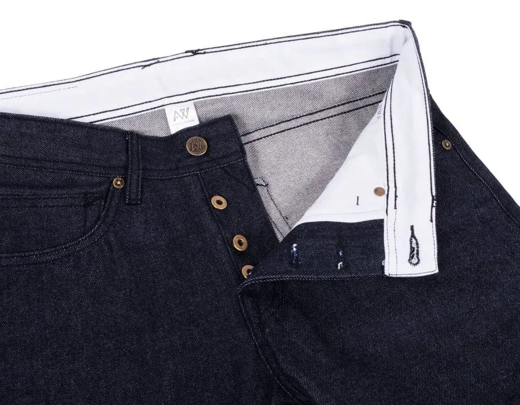 'Brad Raw' Athletic Selvedge Jeans