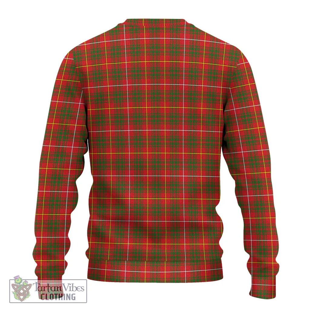 Bruce Modern Tartan Ugly Sweater with Family Crest DNA In Me Style