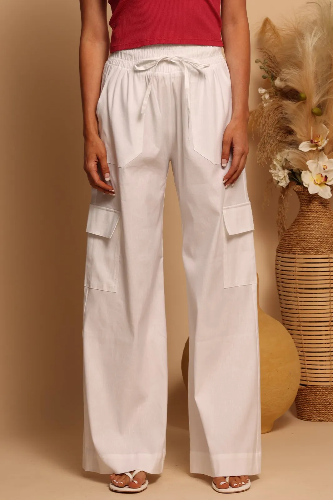 CARGO LINEN PANT