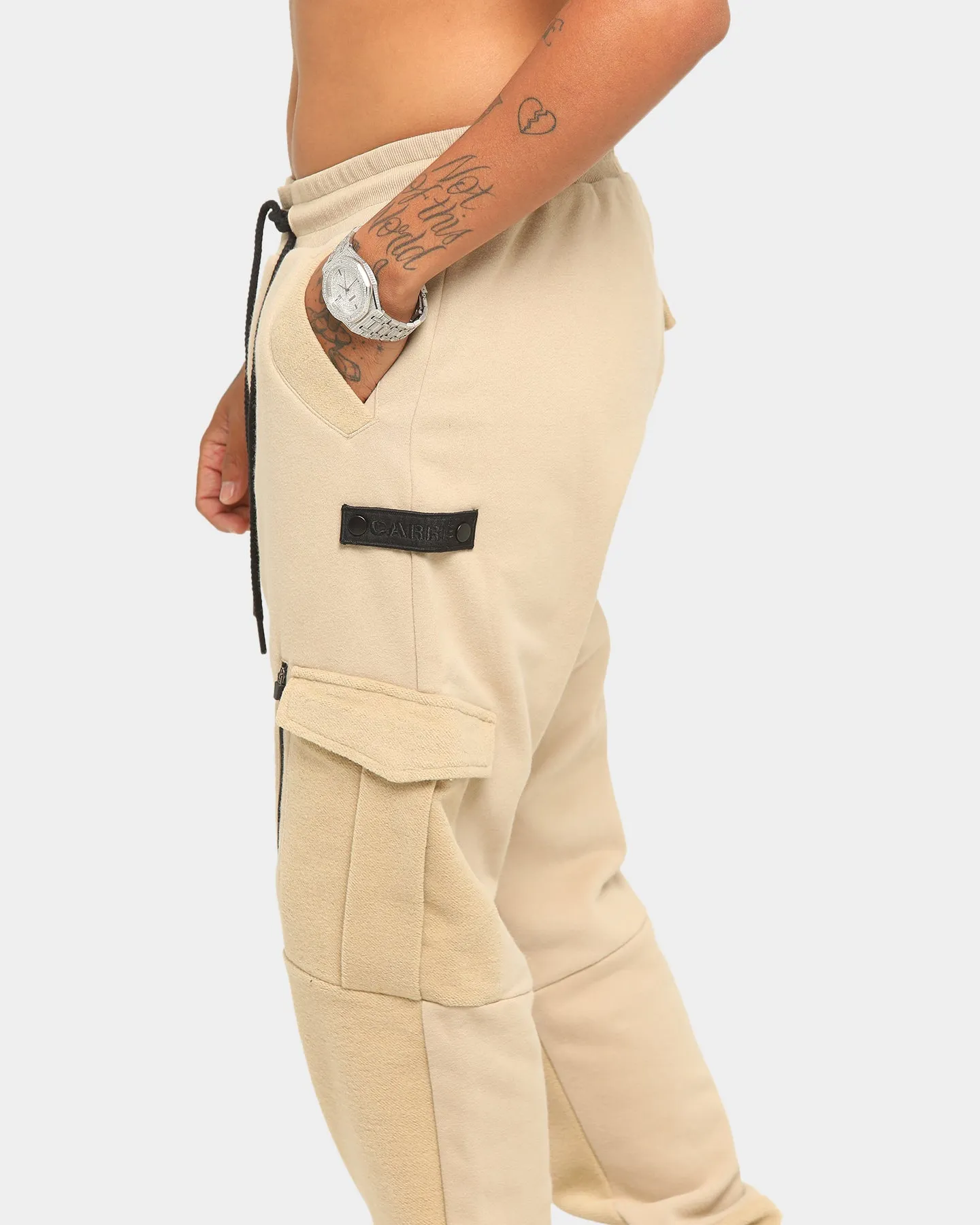 Carré Evolution Cargo Track Pant Stone