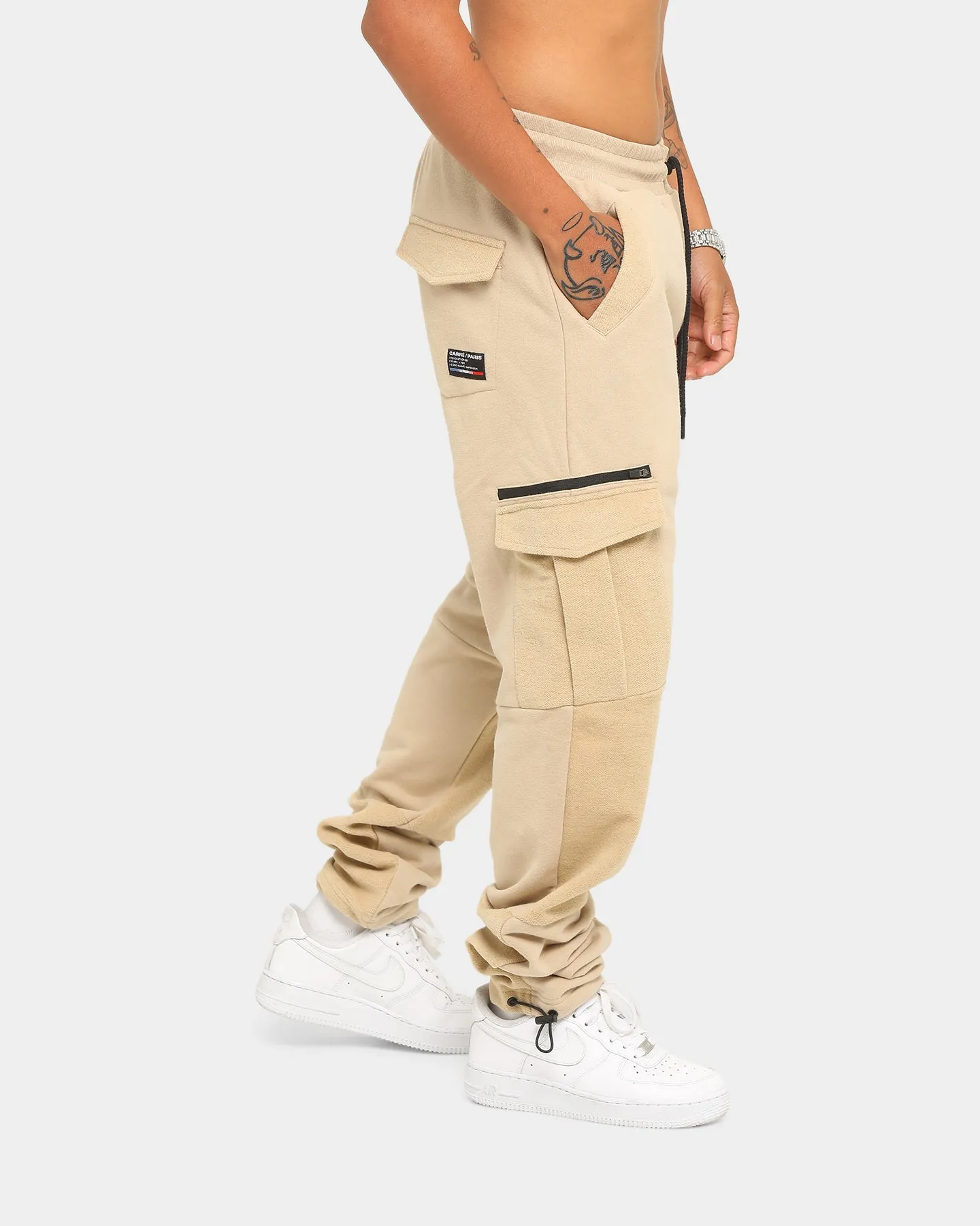 Carré Evolution Cargo Track Pant Stone