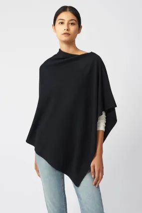 Cashmere Poncho - Black