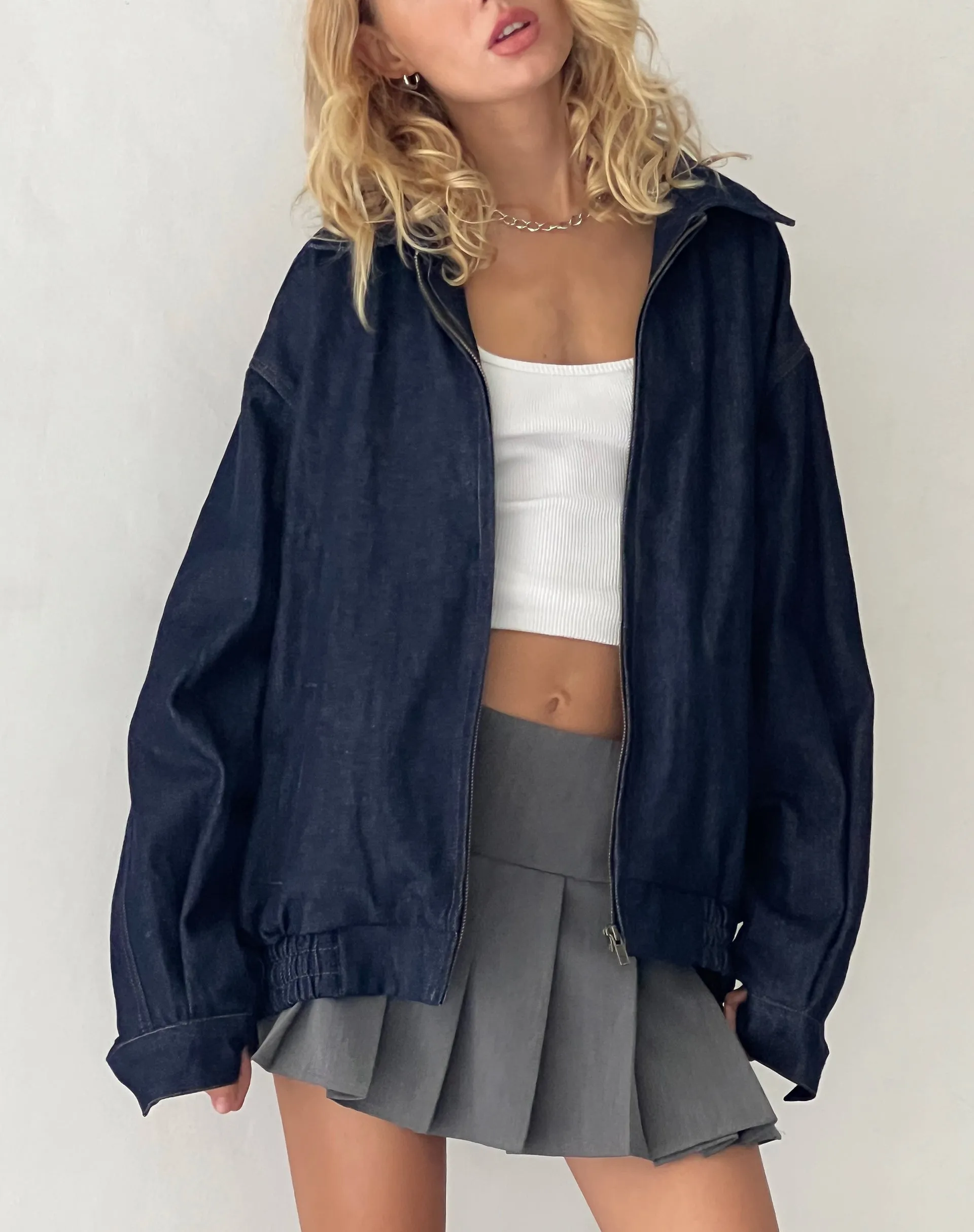 Cavita Jacket in Indigo Denim