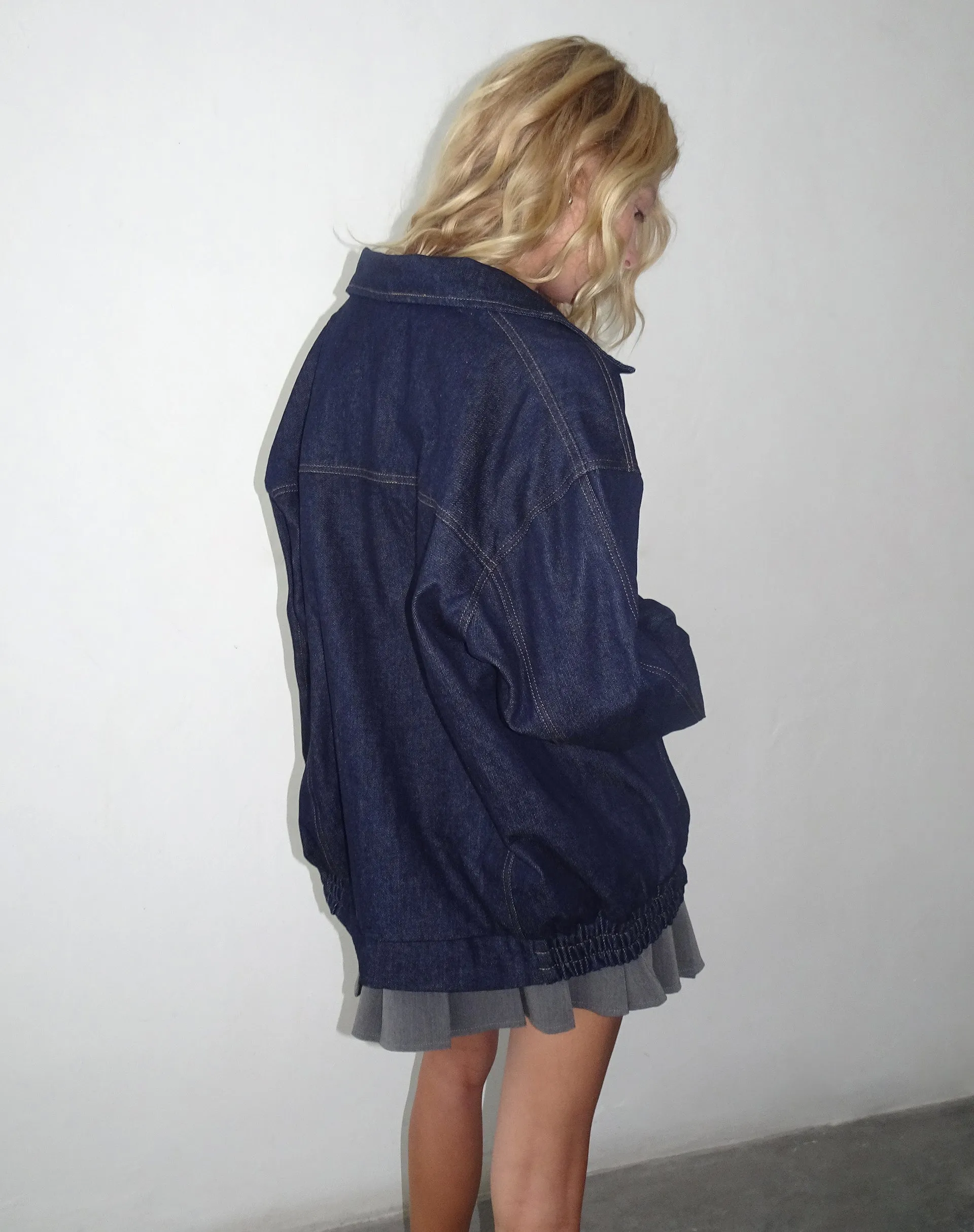 Cavita Jacket in Indigo Denim