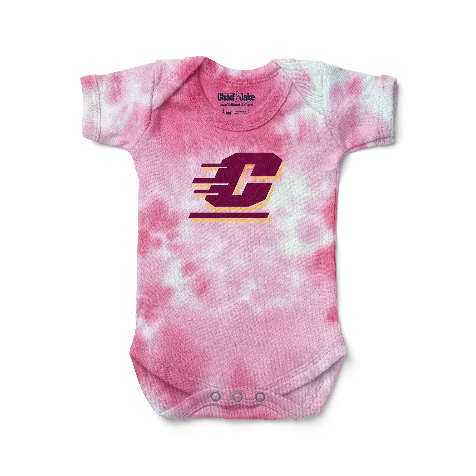 Central Michigan Chippewas Tie Dye Bodysuit