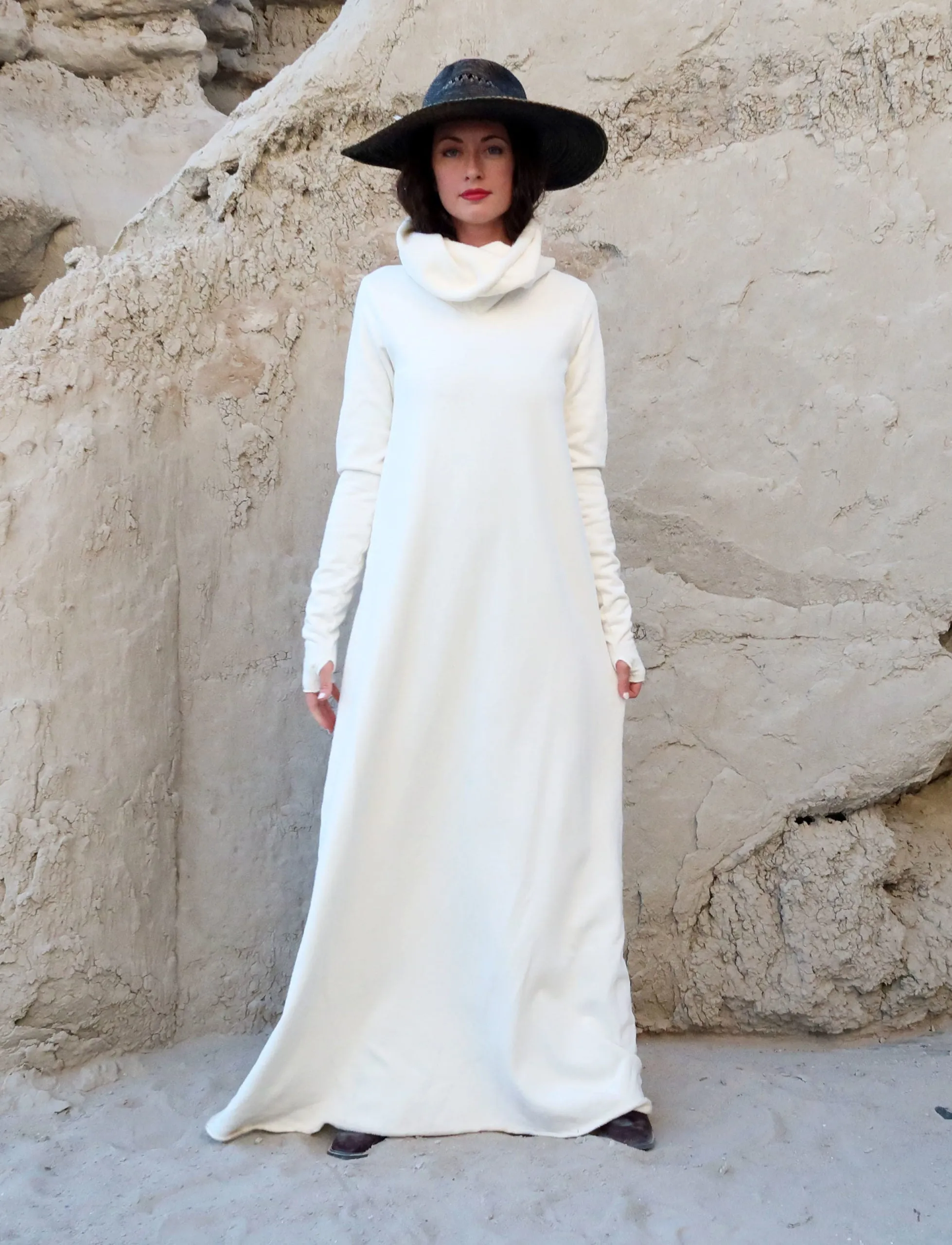 Chunky Cowl Ojai Long Dress