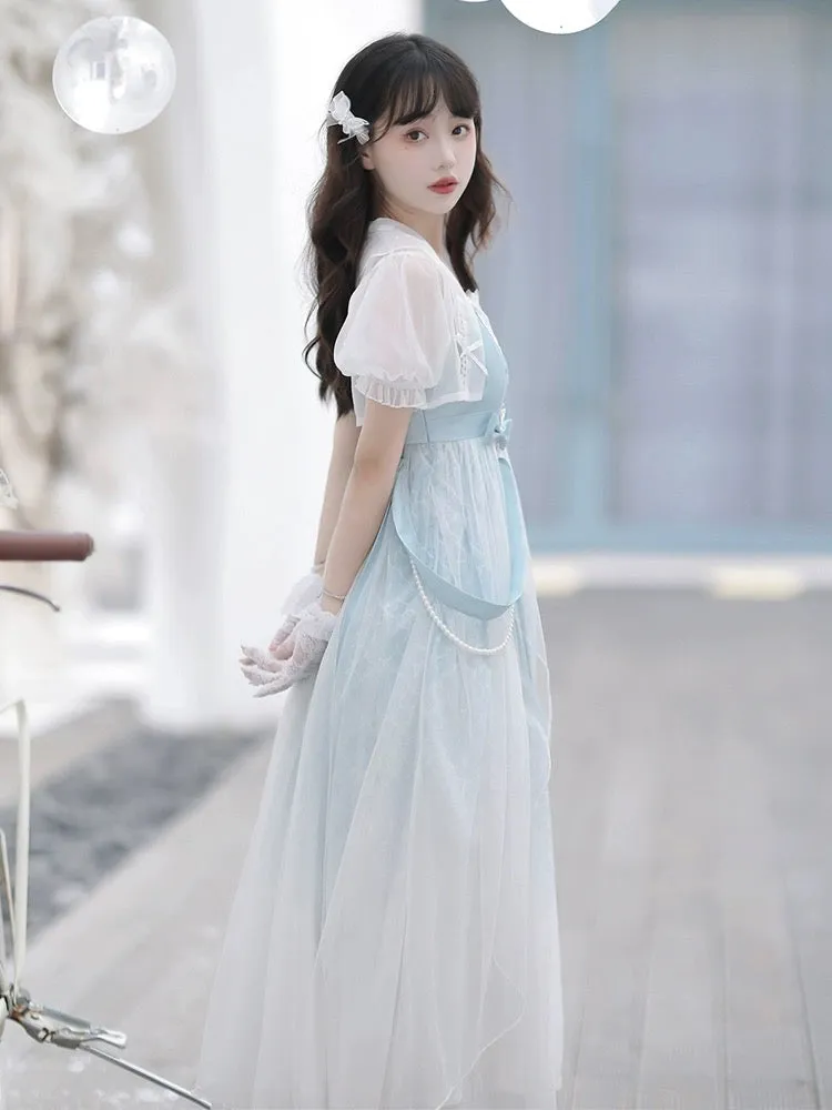 Cinderella Modern Tang Style Hanfu Dress