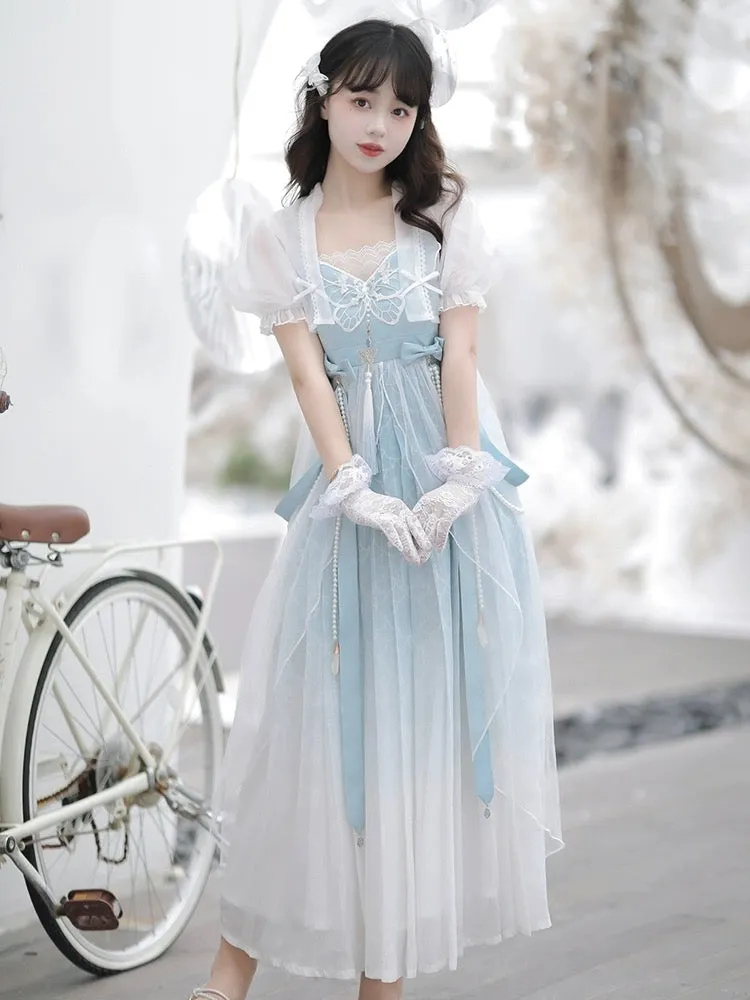 Cinderella Modern Tang Style Hanfu Dress