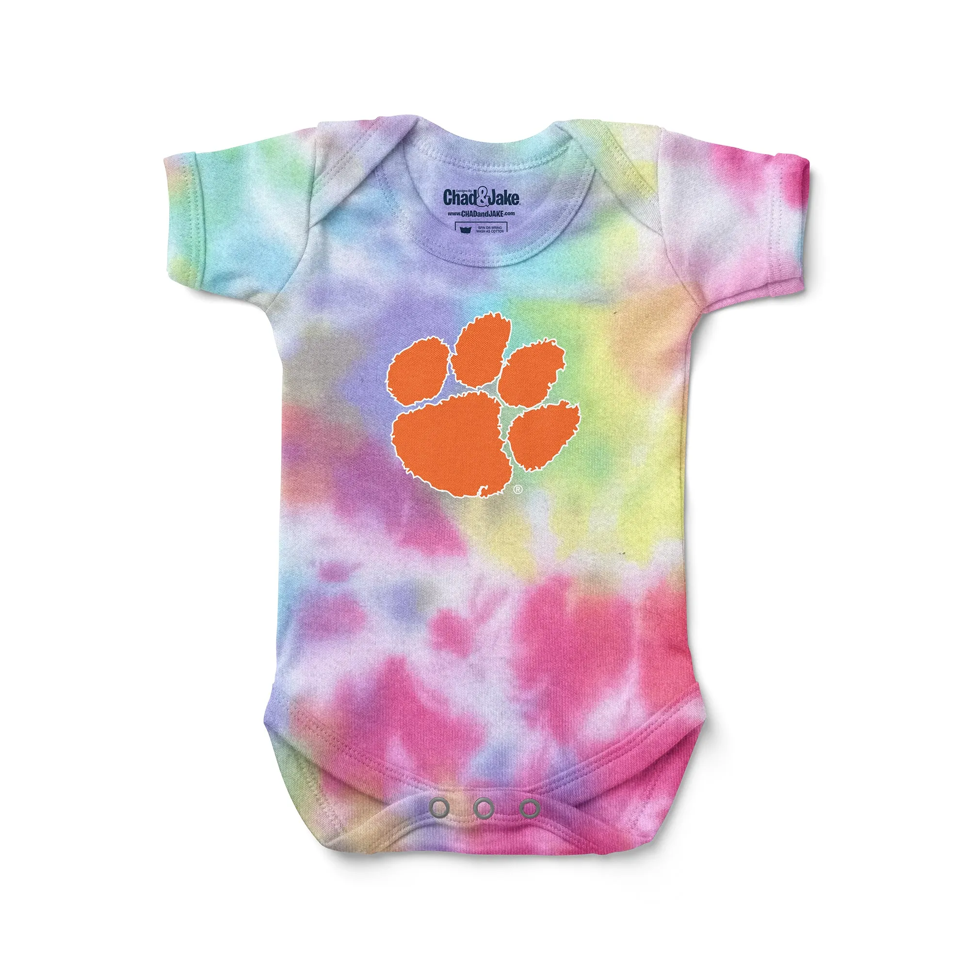 Clemson Tigers Tie Dye Bodysuit