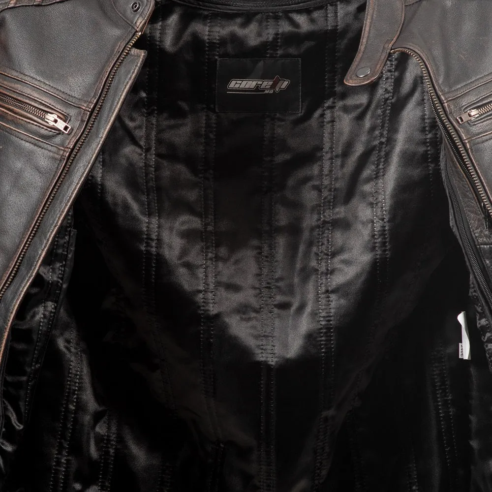 COLORADO RETRO MOTORCYCLE LEATHER JACKET