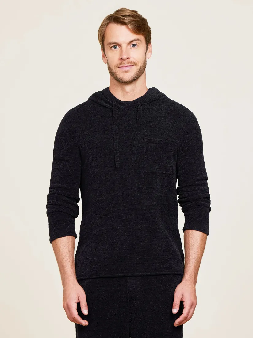 Cozychic Ultra Lite Mens Pocket Hoodie Black