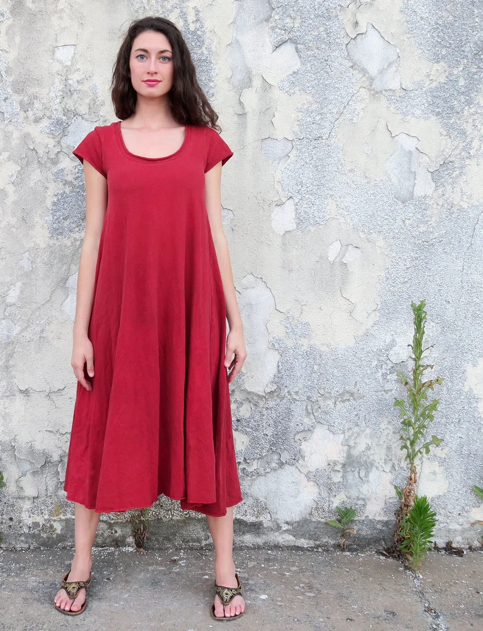 Crescent Wanderer Below Knee Dress