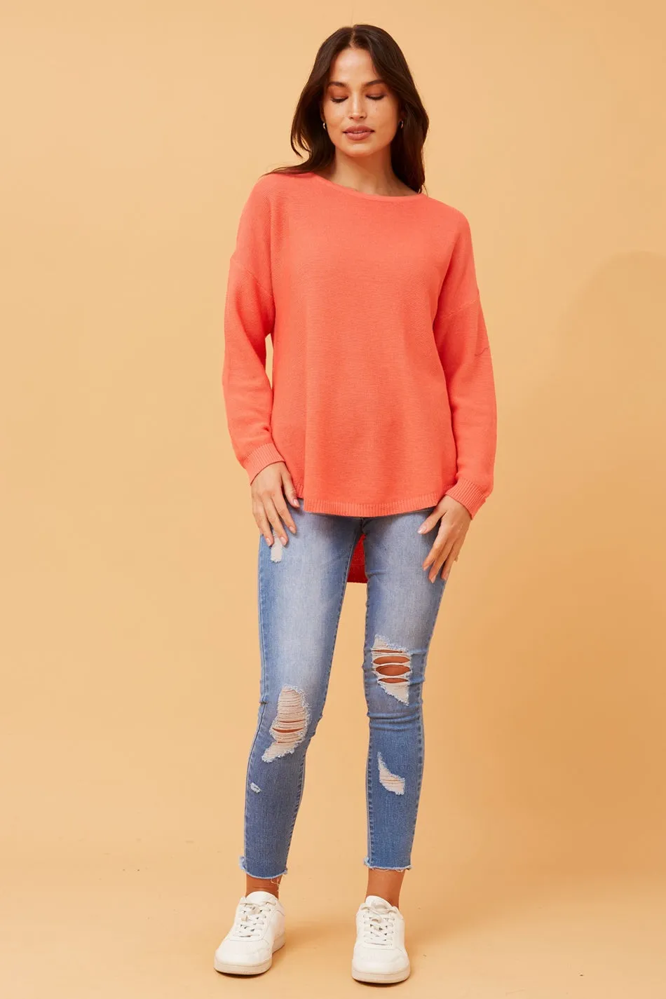 DARYLE SOLID KNIT JUMPER