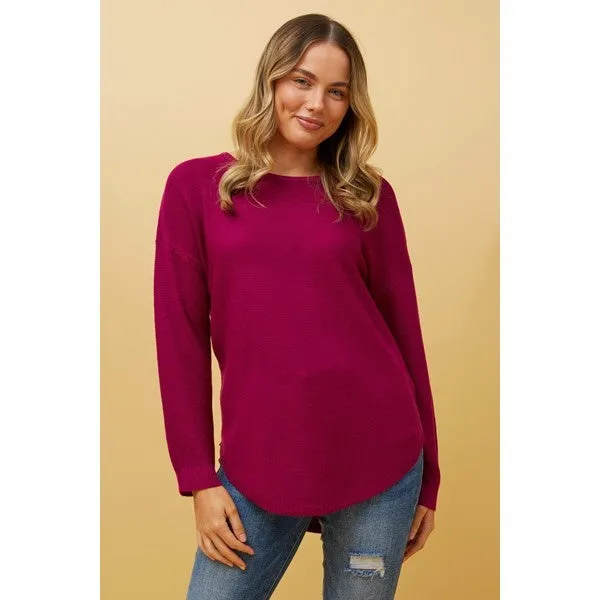 DARYLE SOLID KNIT JUMPER