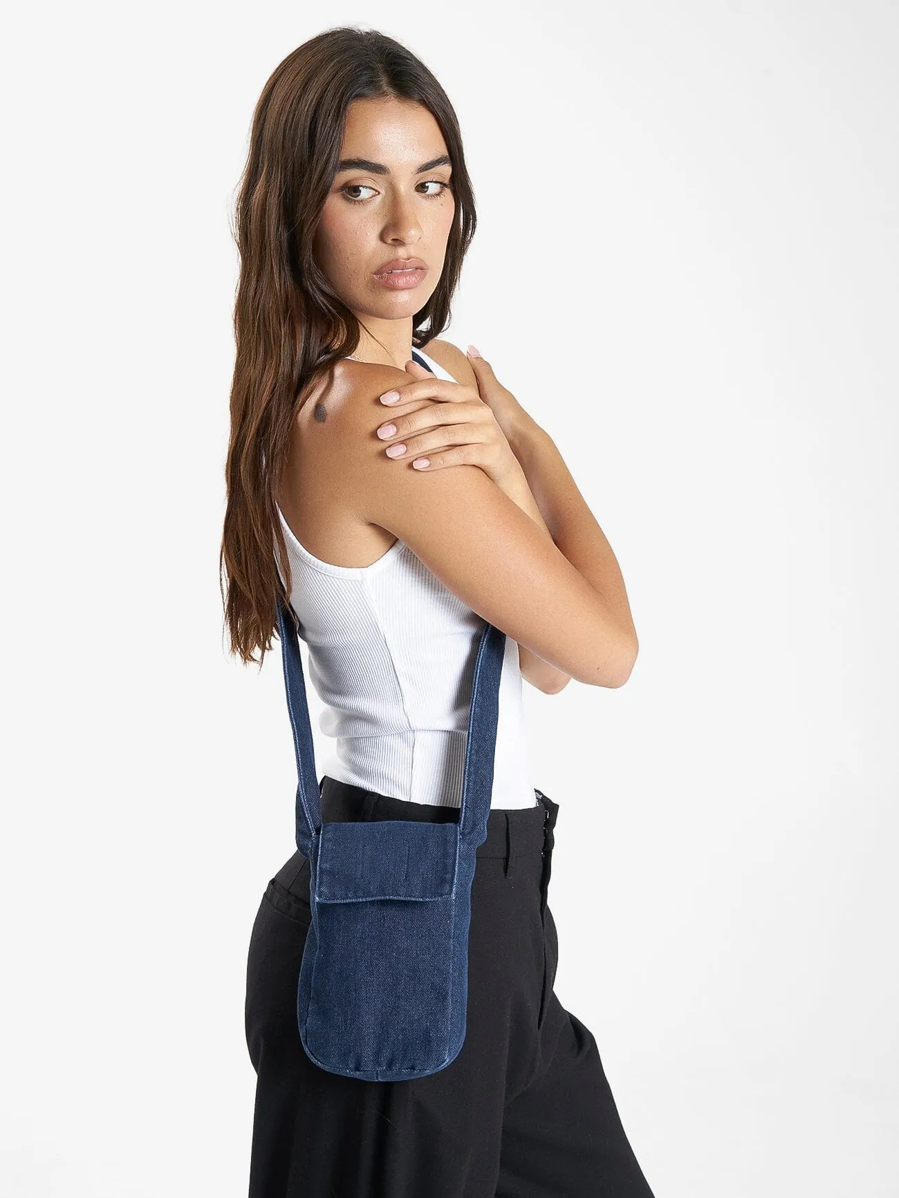 Denim Mini Crossbody Bag - Indigo Rinse