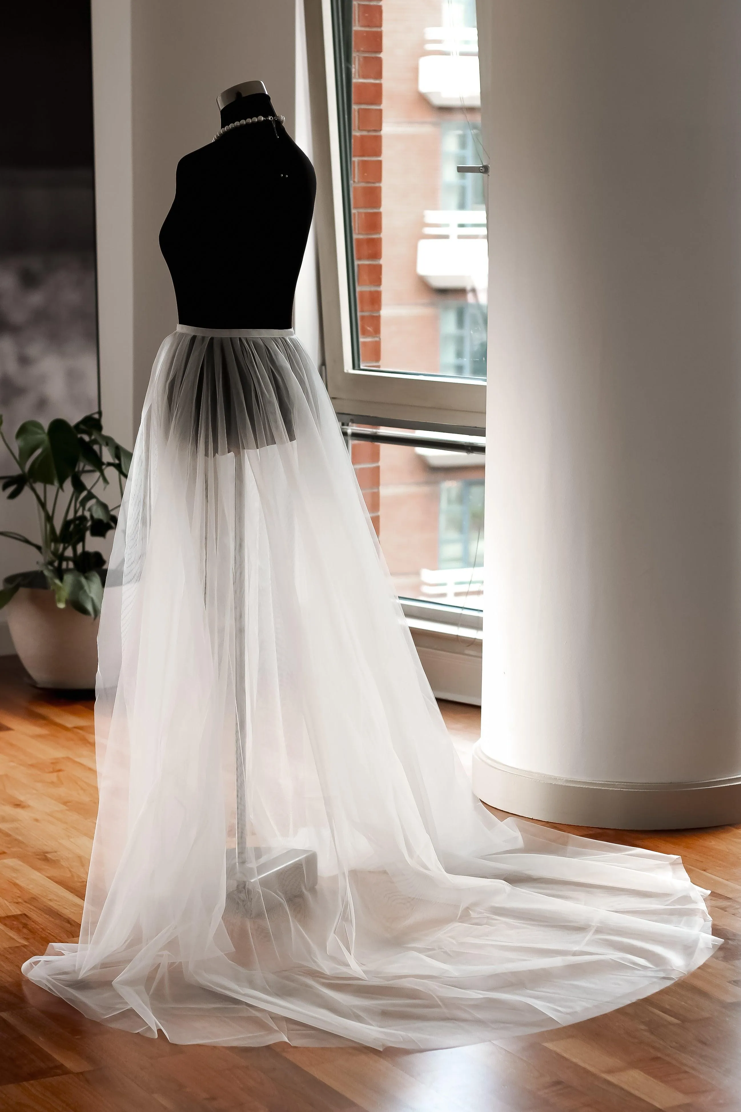 Detachable Tulle Bridal Overskirt