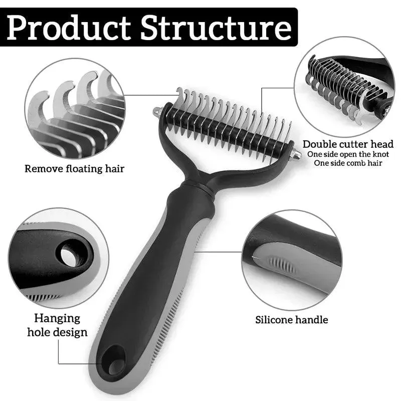 Dog Cat Hair Removal Comb Grooming Tool